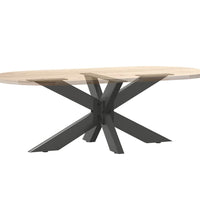 Couchtischbein in Spinnenform Anthrazit 98x58x(42-43) cm Stahl