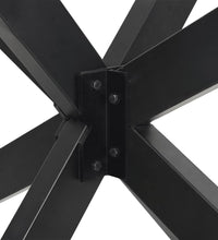 Couchtischbein in Spinnenform Anthrazit 98x58x(42-43) cm Stahl