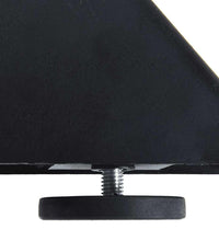 Couchtischbein in Spinnenform Anthrazit 98x58x(42-43) cm Stahl