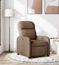 Relaxsessel Braun Stoff