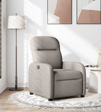 Relaxsessel Taupe Stoff