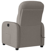 Massagesessel Taupe Stoff