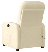 Massagesessel Creme Stoff