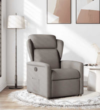 Relaxsessel Taupe Stoff