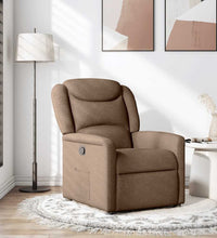 Relaxsessel Braun Stoff