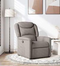 Relaxsessel Taupe Stoff