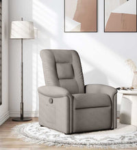 Relaxsessel Taupe Stoff