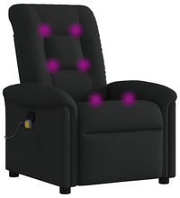Massagesessel Schwarz Stoff