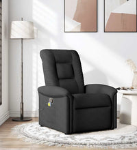 Massagesessel Schwarz Stoff
