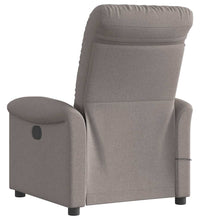 Massagesessel Taupe Stoff