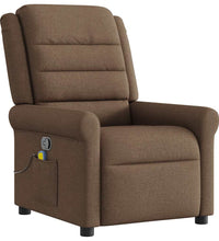 Massagesessel Braun Stoff