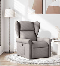 Relaxsessel Taupe Stoff