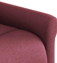 Massagesessel Weinrot Stoff