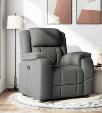 Relaxsessel Dunkelgrau Stoff