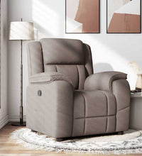 Relaxsessel Taupe Stoff