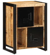 Sideboard 55x35x70 cm Raues Mangoholz