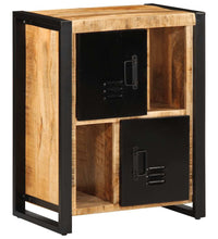 Sideboard 55x35x70 cm Raues Mangoholz