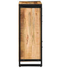 Sideboard 55x35x70 cm Raues Mangoholz