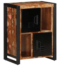 Sideboard Mehrfarbig 55x35x70 cm Altholz Massiv