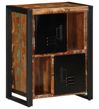 Sideboard Mehrfarbig 55x35x70 cm Altholz Massiv