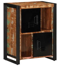 Sideboard Mehrfarbig 55x35x70 cm Altholz Massiv
