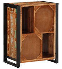 Sideboard Mehrfarbig 55x35x70 cm Altholz Massiv