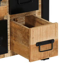 Sideboard 50x35x70 cm Raues Mangoholz