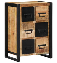 Sideboard 50x35x70 cm Raues Mangoholz