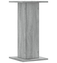 Pflanzenständer 2 Stk. Grau Sonoma 30x30x60 cm Holzwerkstoff