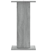 Pflanzenständer 2 Stk. Grau Sonoma 30x30x60 cm Holzwerkstoff