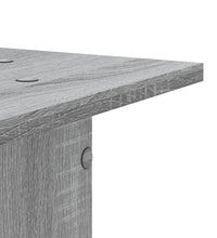 Pflanzenständer 2 Stk. Grau Sonoma 30x30x60 cm Holzwerkstoff