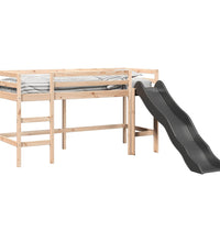 Kinderhochbett ohne Matratze 80x200 cm Massivholz Kiefer