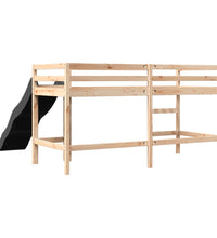 Kinderhochbett ohne Matratze 80x200 cm Massivholz Kiefer