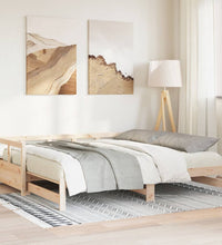 Tagesbett ohne Matratze 80x200 cm Massivholz Kiefer