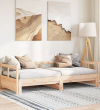 Tagesbett ohne Matratze 80x200 cm Massivholz Kiefer