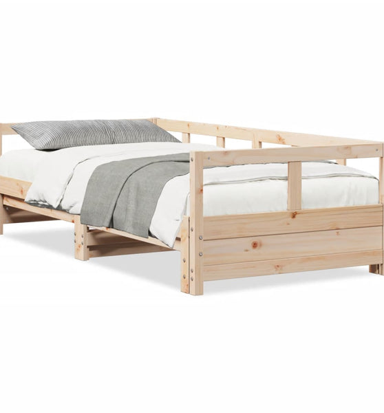 Tagesbett ohne Matratze 90x200 cm Massivholz Kiefer