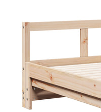 Tagesbett ohne Matratze 90x190 cm Massivholz Kiefer