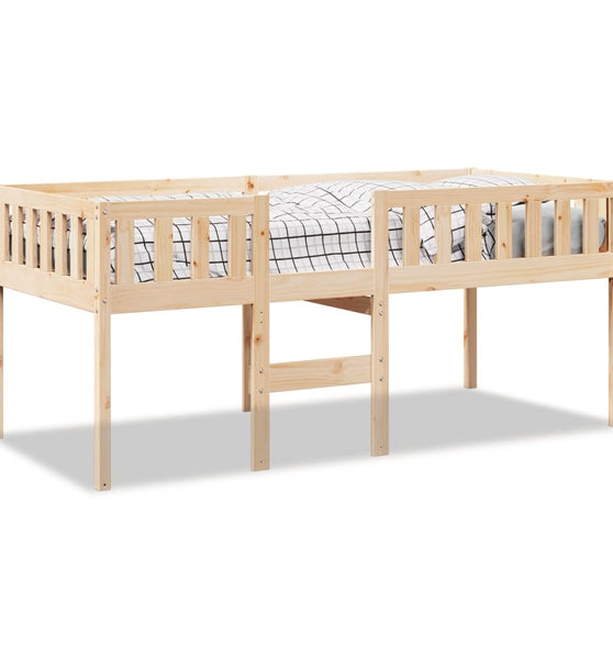 Kinderbett ohne Matratze 80x200 cm Massivholz Kiefer