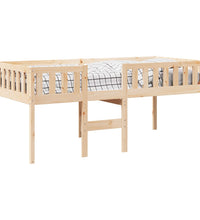 Kinderbett ohne Matratze 80x200 cm Massivholz Kiefer