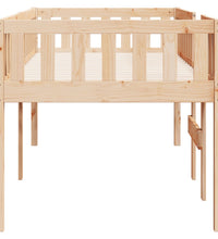 Kinderbett ohne Matratze 80x200 cm Massivholz Kiefer