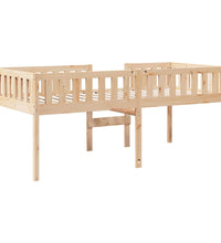 Kinderbett ohne Matratze 80x200 cm Massivholz Kiefer