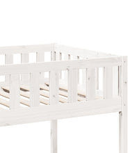 Kinderbett ohne Matratze Weiß 90x200 cm Massivholz Kiefer