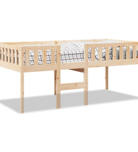 Kinderbett ohne Matratze 90x190 cm Massivholz Kiefer