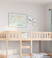 Kinderbett ohne Matratze 90x190 cm Massivholz Kiefer