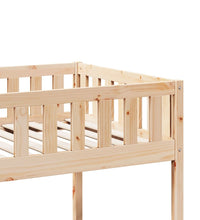 Kinderbett ohne Matratze 75x190 cm Massivholz Kiefer