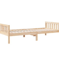 Kinderbett ohne Matratze 80x200 cm Massivholz Kiefer