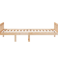Kinderbett ohne Matratze 90x200 cm Massivholz Kiefer