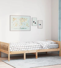 Kinderbett ohne Matratze 75x190 cm Massivholz Kiefer