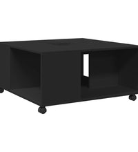 Couchtisch Schwarz 80x80x40 cm Holzwerkstoff