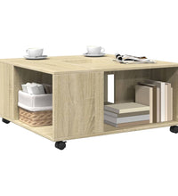 Couchtisch Sonoma-Eiche 80x80x40 cm Holzwerkstoff